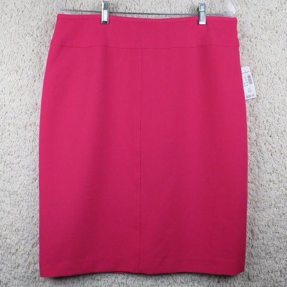 Jones Studio* Women's Fully Lined Side Zipper 6.5" Backside Slit Pencil Skirt~10 - Picture 1 of 9